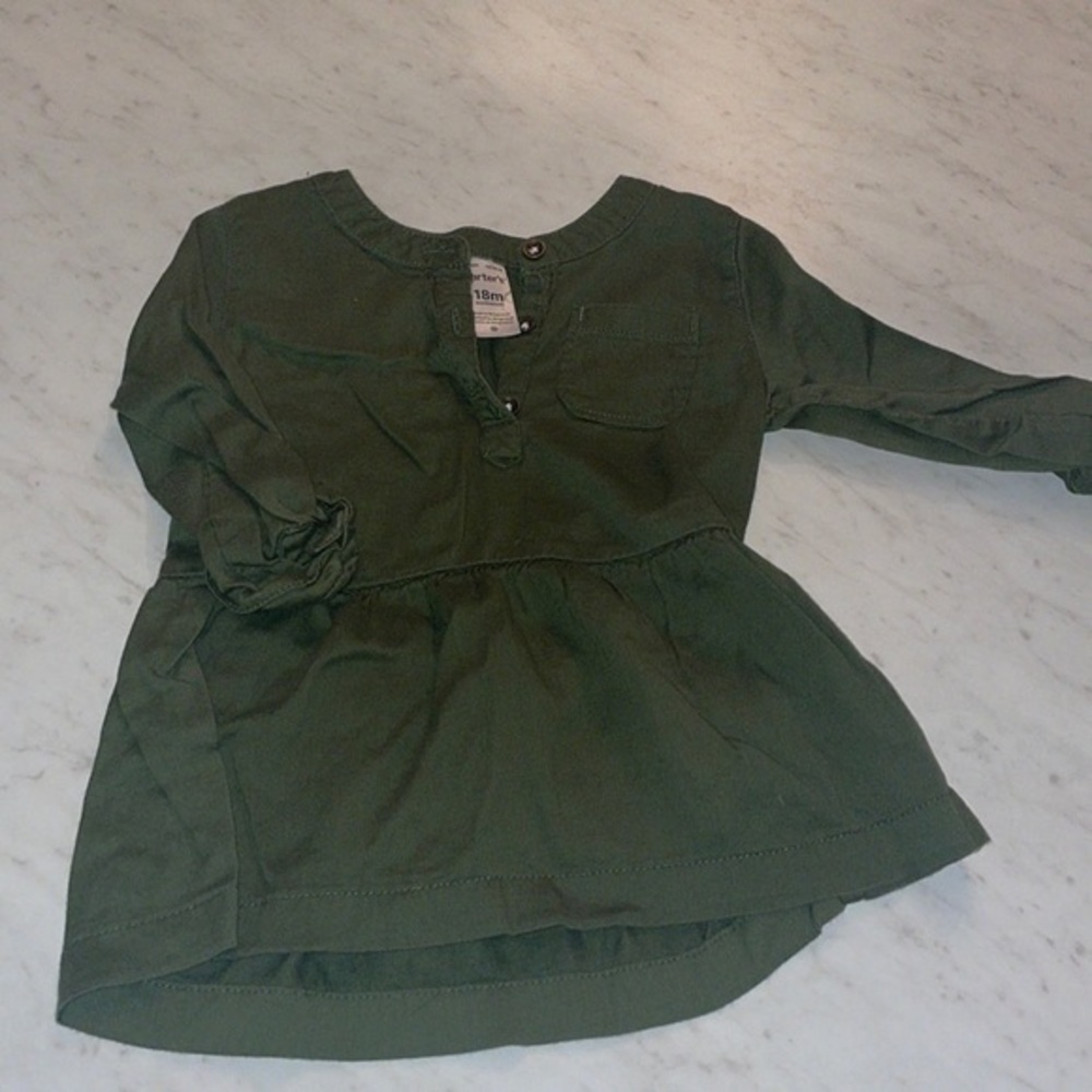 Carters Army Green Tunic